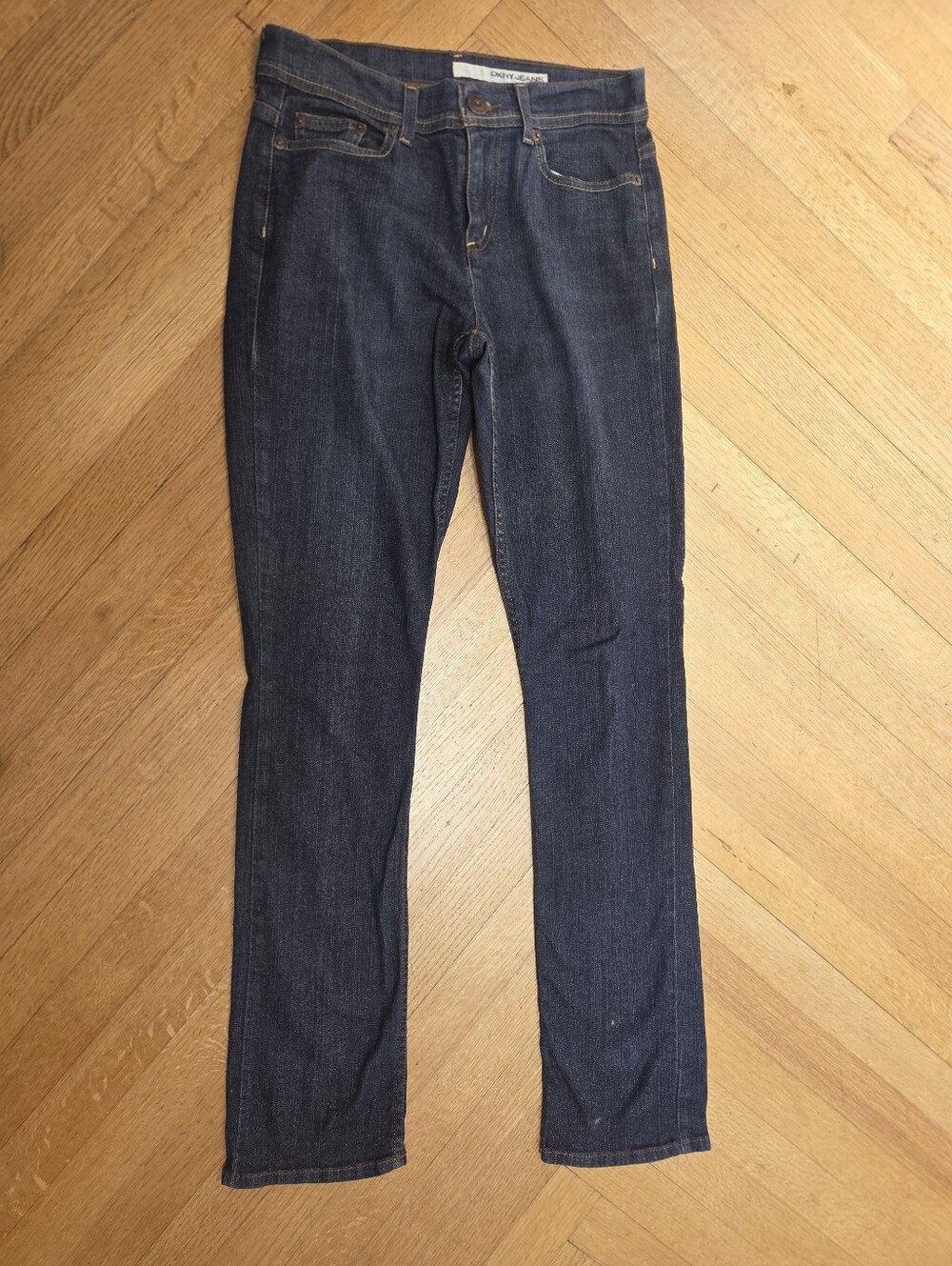 DKNY Skinny Dark Wash Jeans - Dark Indigo